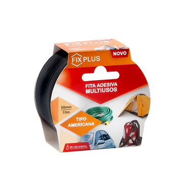 FIXPLUS Fita Adesiva Multiusos – Fita de Tela Impermeável Auto-Adesiva para Reparações Resistentes e Versáteis