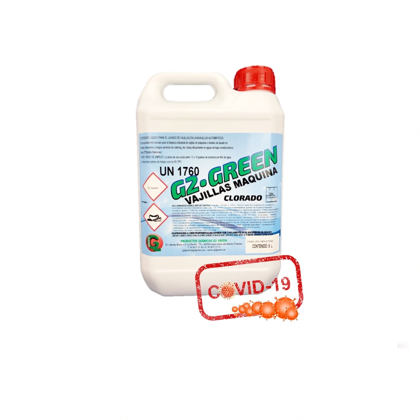 G2 Detergente Clorado Máquina – Limpeza e Higienização Profunda