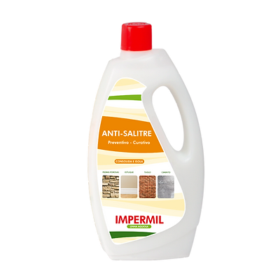 IMPERMIL Anti-Salitre – Primário de Penetração Acrílico para Tratamento e Prevenção de Paredes Degradadas