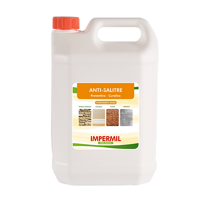 IMPERMIL Anti-Salitre – Primário de Penetração Acrílico para Tratamento e Prevenção de Paredes Degradadas