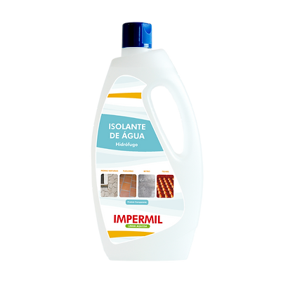 IMPERMIL Isolante de Água Hidrófugo – Repelente Transparente à Base de Silicone para Proteção de Superfícies Porosas