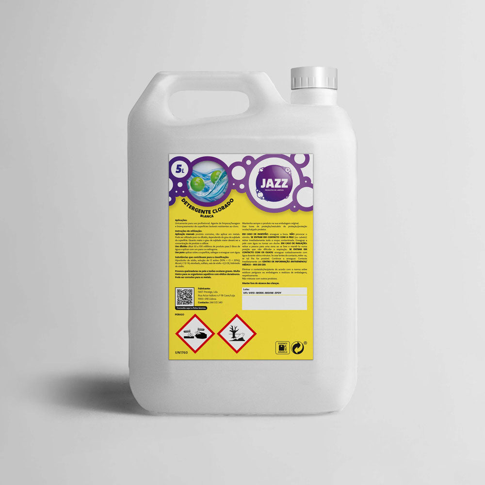 JAZZ Detergente Clorado Branco 5L