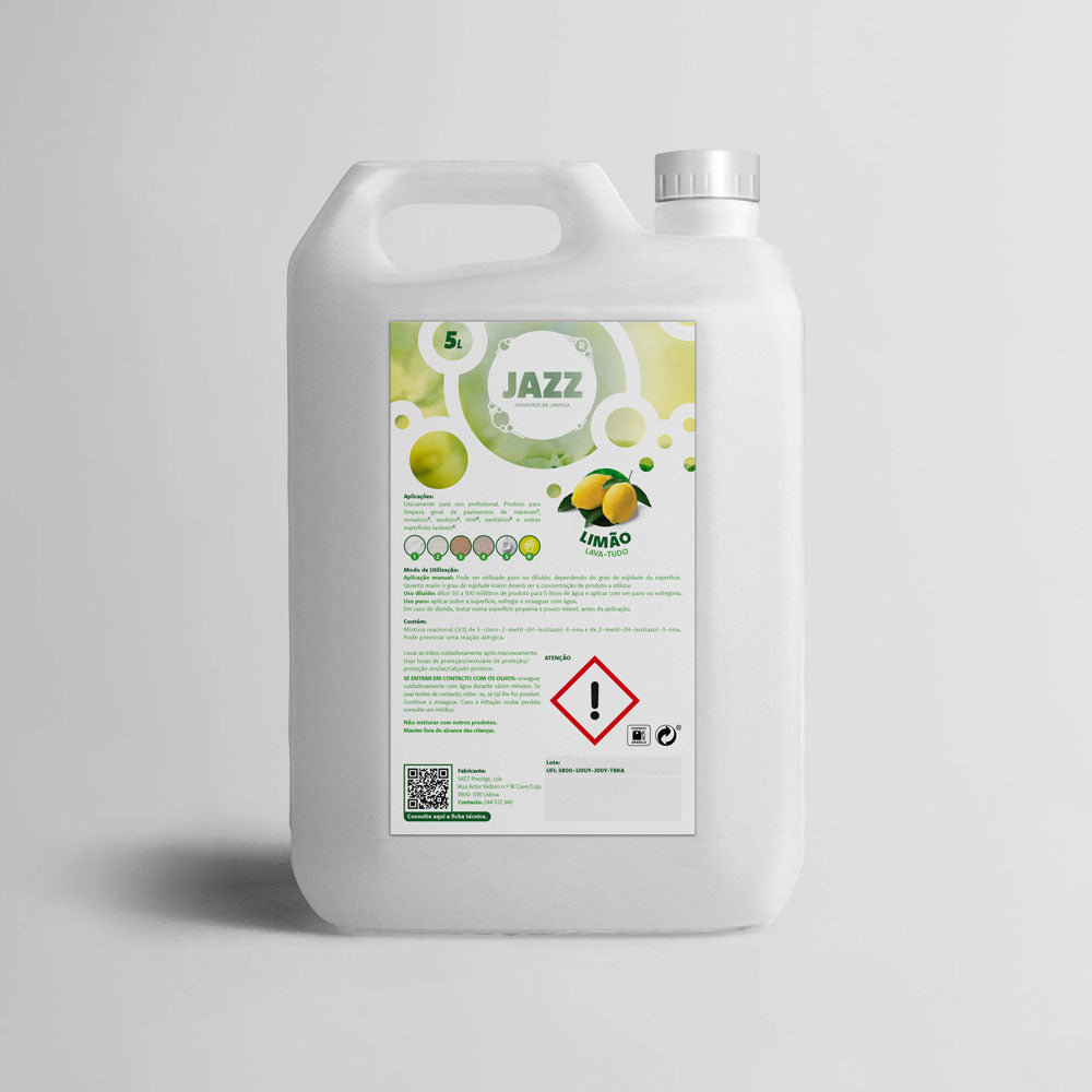 JAZZ Lava Tudo Limão 5L