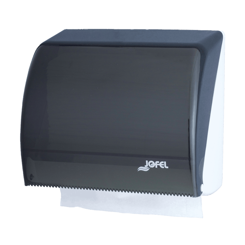 JOFEL Papierrollenspender oder Zickzack-Papierhandtuchspender Azur