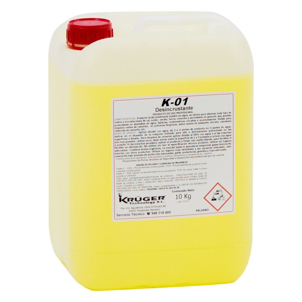 KRUGER K-01 Desincrustante para Circuitos – 6 kg