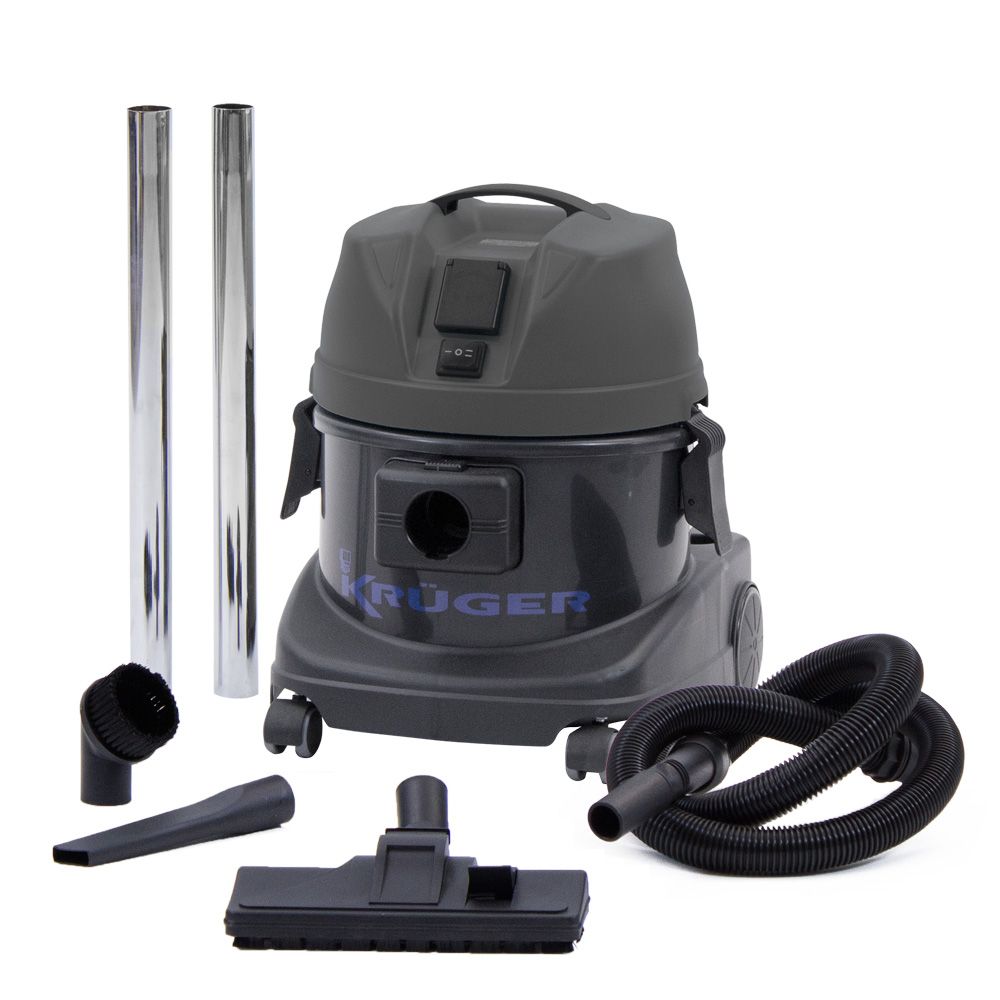 KRUGER KRA1215SIL Leiser Staubsauger 230 V – 1.200 W – 15 L