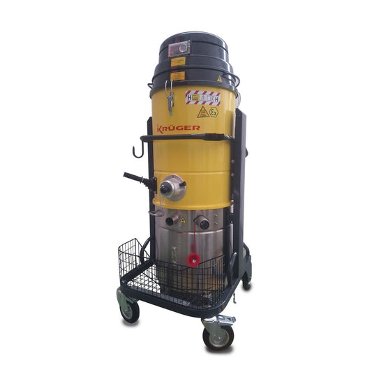 KRUGER KRAI36INERT Aspirador Industrial 230 V – 2.200 W – 100 L ATEX (Z20-22) – Sistema INERT