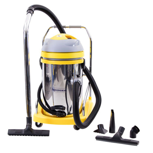 KRUGER KRAI375PA Aspirador Industrial Monofásico 230 V – 3.600 W – 76 L Inox