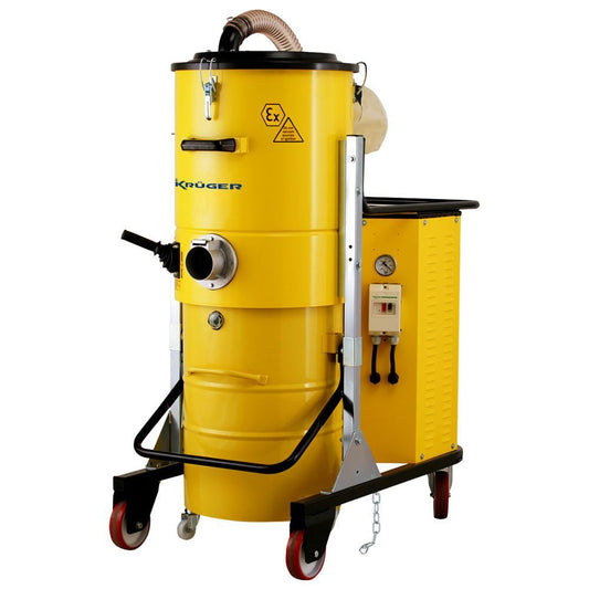 KRUGER KRAI400ATEX Aspirador Industrial 400 V – 4.000 W – 100 L (Z22)