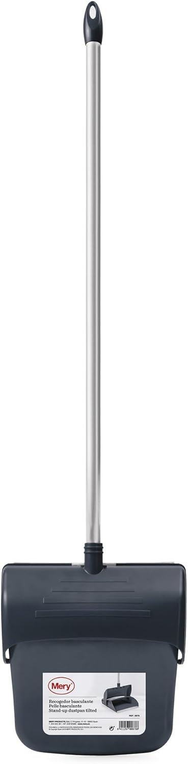 MERY Pá de Lixo Dobrável Cinza