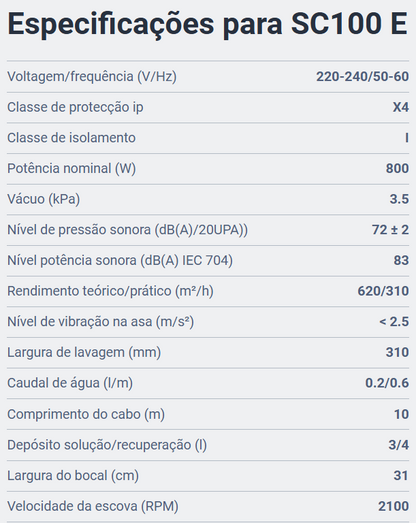 NILFISK SC100 E