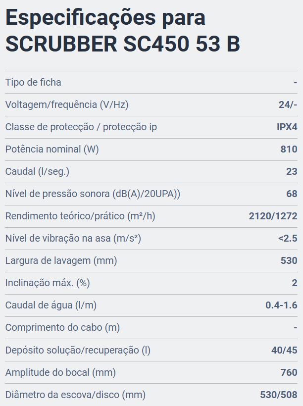 NILFISK SC450 53 B