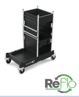 NUMATIC Carro de Limpeza SM0 com Base e Estrutura Fechada