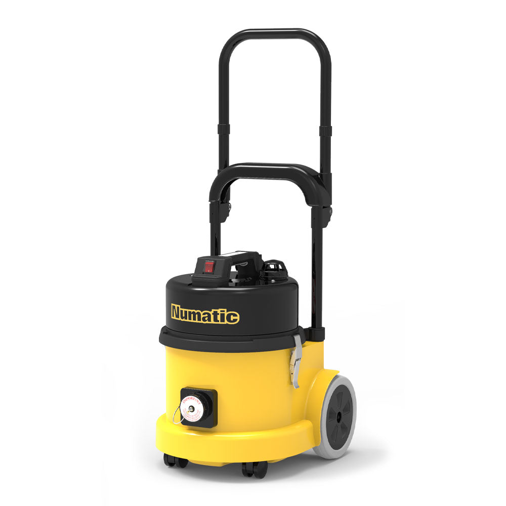 NUMATIC HZ390L – Professioneller Staubsauger für gefährliche Abfälle mit HEPA H13 Filter, kompakt und mit ausziehbarem Griff