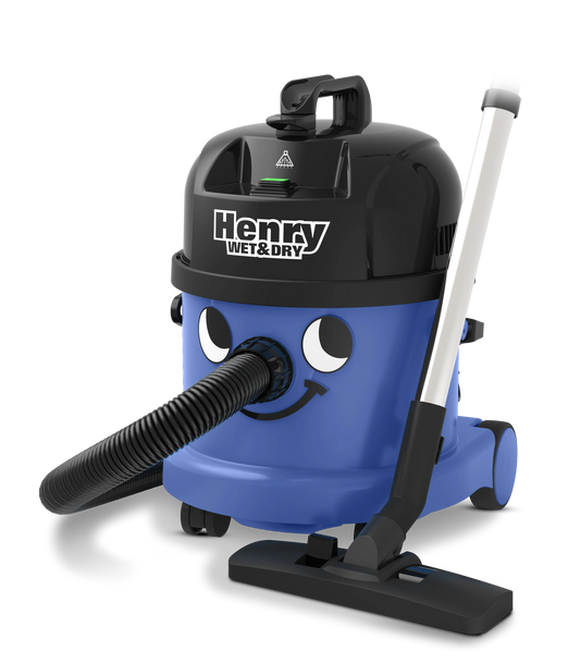 NUMATIC Henry Wet & Dry – Aspirador de Pó e Líquidos com Motor Twinflo Potente de 1060W