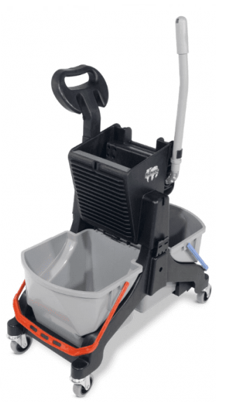 NUMATIC MIDMOP1616 ReFlo – Carro de Limpeza Compacto com Prensa Allmops e Baldes Duplos de 16L para Água Limpa e Suja