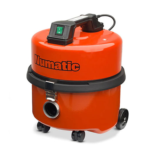 NUMATIC NQS250B – Aspirador Profissional com Corpo em Aço, Função de Sopro e Alto Desempenho de 780W
