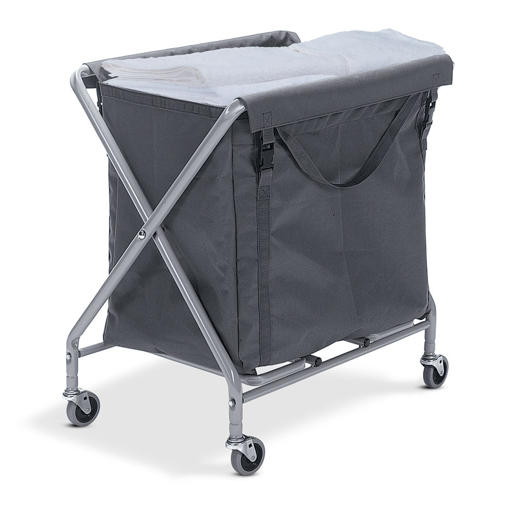 NUMATIC NX1501 – Wäschewagen mit abnehmbarem 150-Liter-Wäschesack und kompaktem Klapprahmen