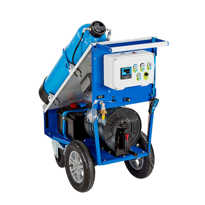 QLEEN PROFI I Maquina para limpeza de vidros, fachadas, lamelas e painéis solares com água desmineralizada