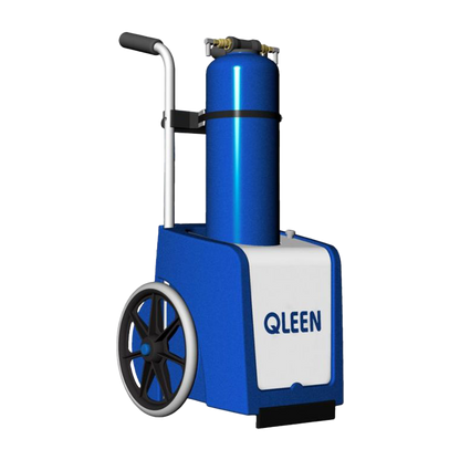 QLEEN Conjunto para limpeza de vidros com água desmineralizada CABO BOTIJA ESCOVA
