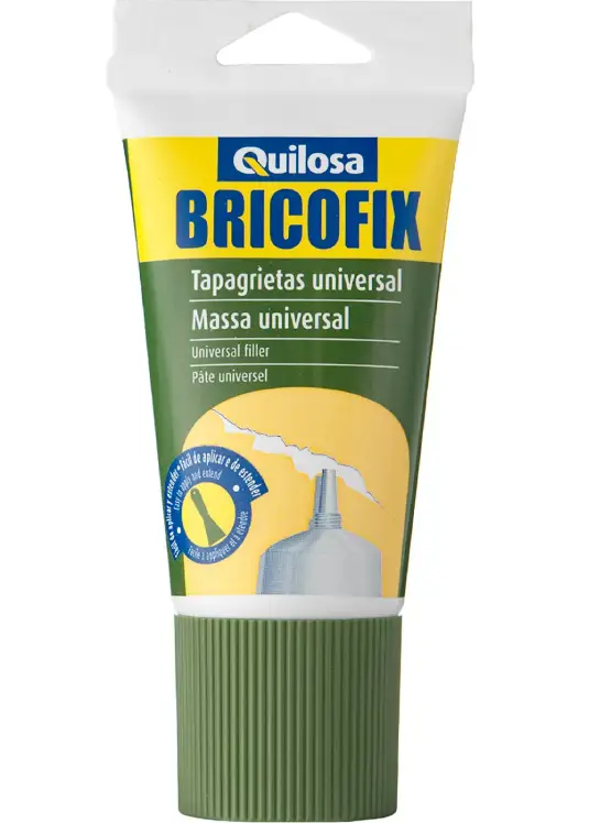 QUILOSA BRICOFIX Tapa Fendas Universal 150ml – Massa em Pó para Reparação de Paredes e Tetos Interiores