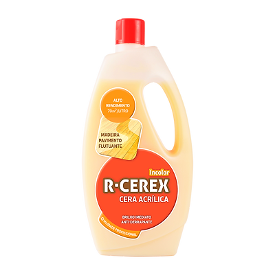 R-CEREX – Cera Acrílica Auto Brilhante Anti-Derrapante para Madeira e Pavimentos Flutuantes