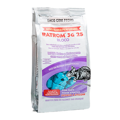 RATROM Raticida 3G 25 Bloco