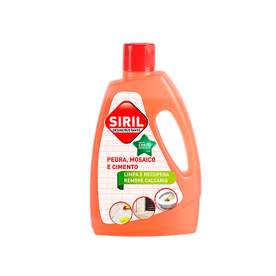 SIRIL Desincrustante – Limpeza de Cimento, Calcário e Ferrugem em Pedras, Mosaicos e Tijoleiras | Embalagens 500 ml, 1L, 5L e 25L
