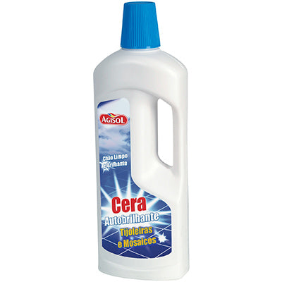 SOLIS AGISOL Cera Tijoleiras e Mosaicos – Cera Acrílica Antiderrapante para Mármore, Pedra e Tijoleiras (750ml, Cor Vermelha)