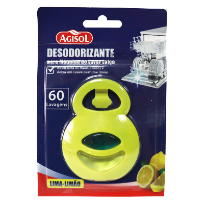 SOLIS AGISOL Desodorizante de Máquina – Neutraliza Maus Odores e Liberta Perfume Fresco até 60 Lavagens (5,7ml, Lima-Limão)