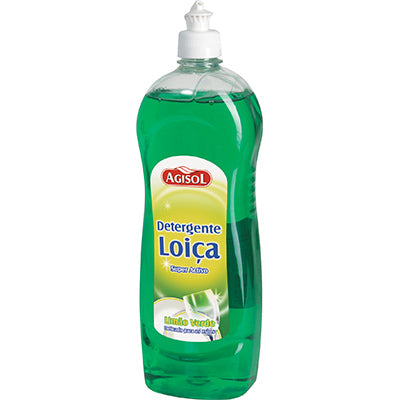 SOLIS AGISOL Detergente de Loiça – pH Neutro com Alto Poder Desengordurante e Perfume Agradável (1L)