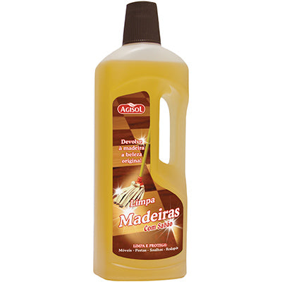 SOLIS AGISOL Limpa Madeiras – Detergente com Sabão para Limpeza e Brilho de Soalhos, Portas e Rodapés (750ml)