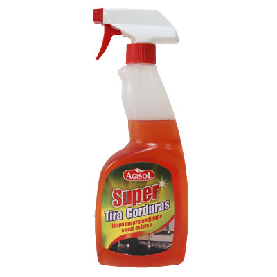 SOLIS AGISOL Spray Super Tira Gorduras – Desengordurante Alcalino Concentrado para Gorduras Difíceis e Incrustadas (500ml)