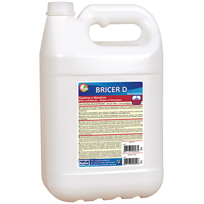 SOLIS Bricer D Cera Acrílica de Cor Neutra – Acabamento Brilhante e Duradouro para Tijoleiras e Mosaicos (5L)