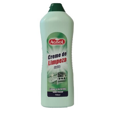 SOLIS Creme de Limpeza Agisol – Limpa e Abrilhanta sem Riscos | Ideal para Cozinhas, WC e Superfícies Cromadas