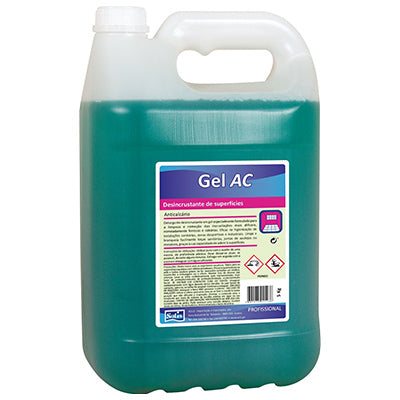 SOLIS Desincrustante Forte Gel AC – Gel Ácido para Remoção de Incrustações Calcárias e Ferrosas, Ideal para Juntas e Loiças Sanitárias (5L)