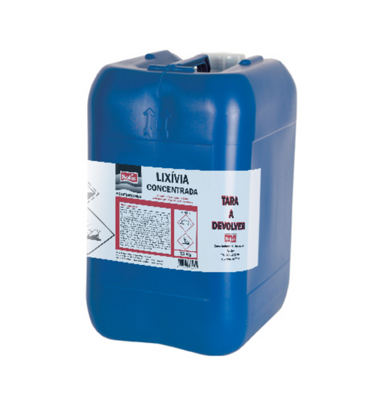 SOLIS Lixívia Concentrada – Lixívia Profissional com 7% Cloro Ativo (25kg)