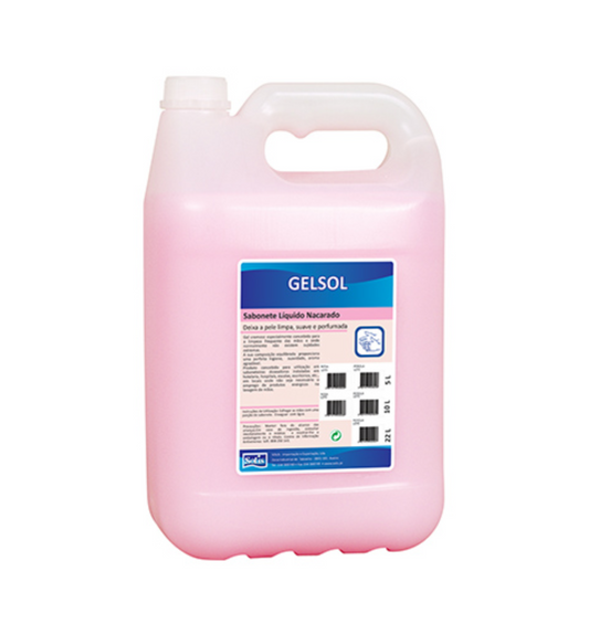 SOLIS Sabão de Mãos Gelsol – Sabão Líquido Cremoso Nacarado com Perfume Floral e Herbal (Rosa/Pérola)