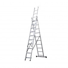 TECA Escada Tripla Degrau Quadrado Master – Perfil 67mm com Segurança e Conformidade EN131