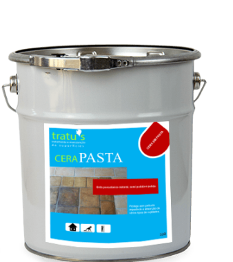 TRATU'S Wachs zum Schutz von Oberflächen aus Lehm, Marmor und Natursteinen mit hoher Saugfähigkeit CERAPASTA