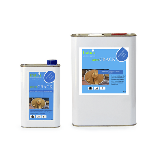 TRATU'S Impermeabilizante Protetor Hidro-repelente para Materiais Porosos IMPERCRACK