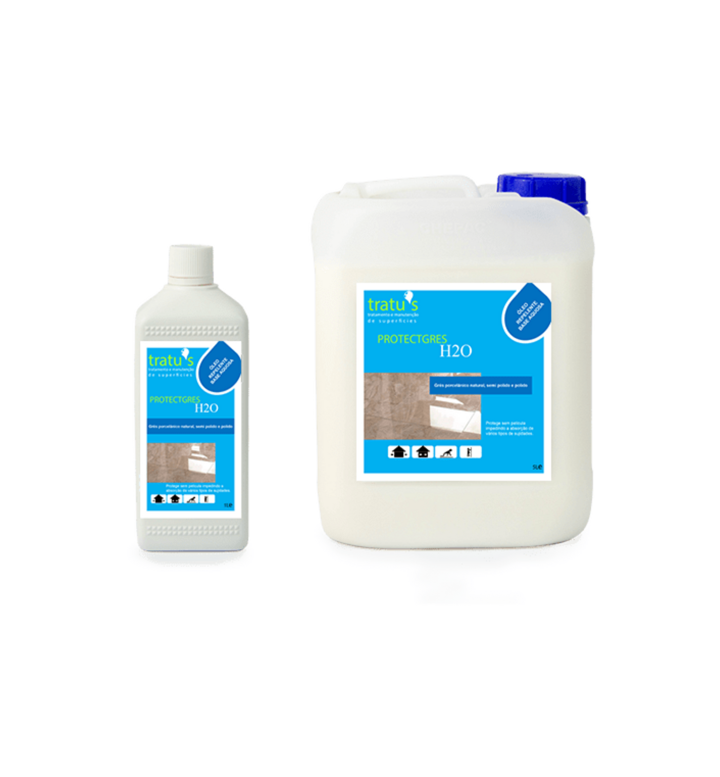 TRATU'S Protetivo Óleo-repelente para Grés Porcelânico Polido PROTECTGRES H2O