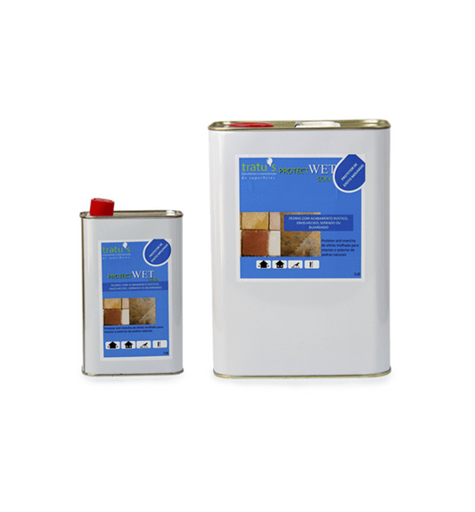 TRATU'S Protetor Anti Manchas de Efeito Húmido para Interior e Exterior de Pedras Naturais