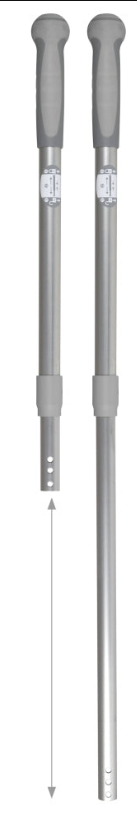 TTS Teleskopstiel aus Aluminium