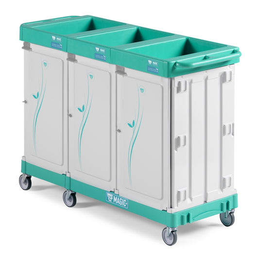 TTS Reinigungswagen Magic Line 420S – 3 Einheiten mit Schubladen