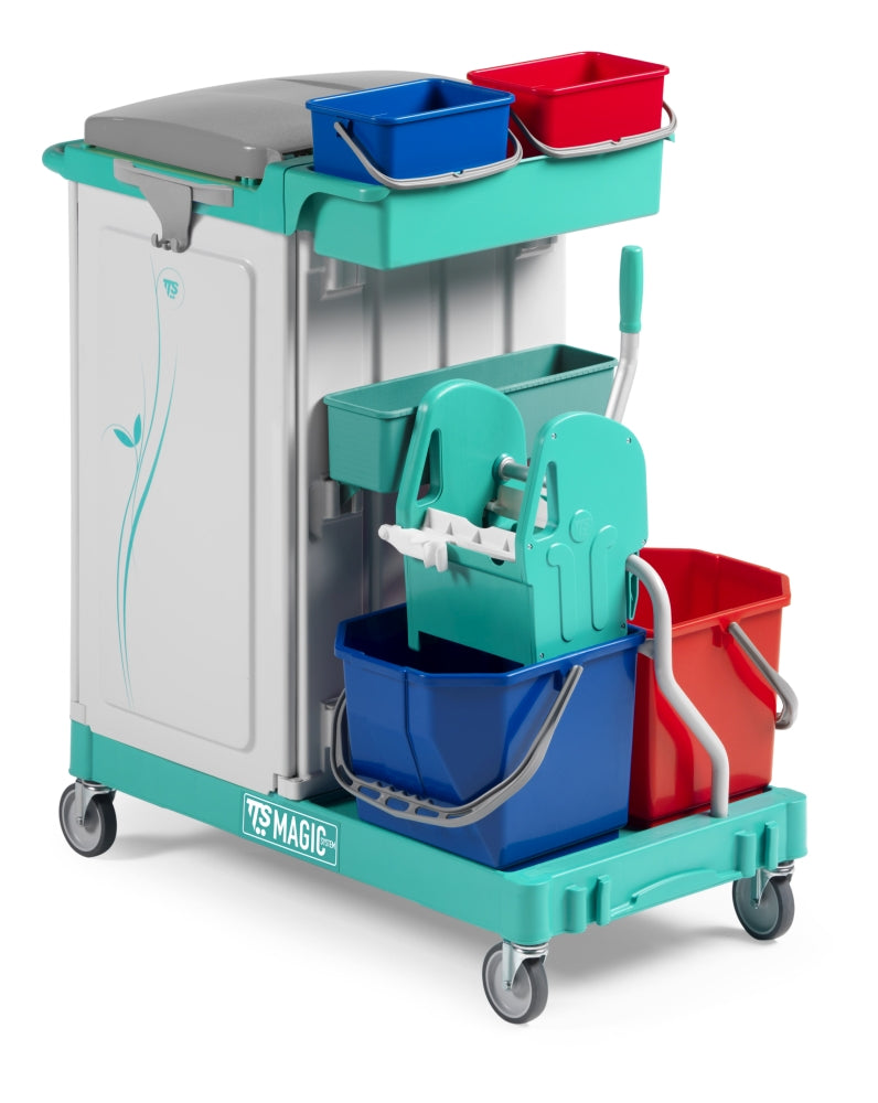 TTS Reinigungswagen Magic Line 490P – Mehrzweck, geschlossen mit 2 Zonen