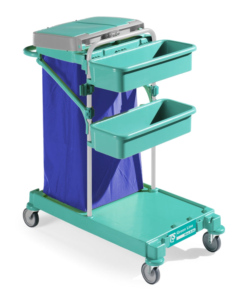 TTS Wartungswagen mit kleiner Basis und Metallgestellen Green 50