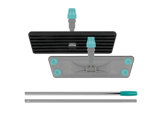 TTS Wischerrahmen mit Gummilippen und Clips – Chromstiel 2-teilig