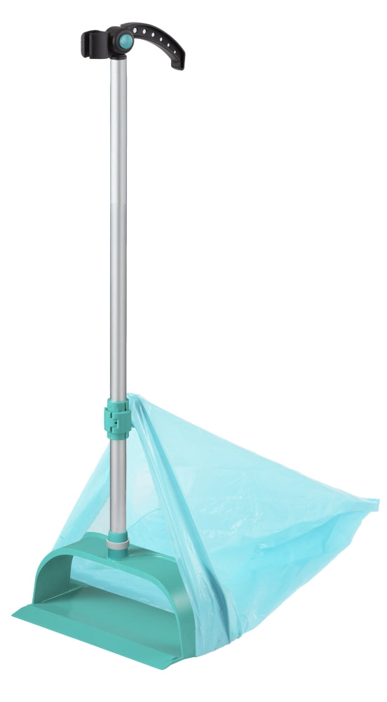 TTS B-Fly Kehrschaufel mit Aluminiumstiel und klappbarem ergonomischem Griff