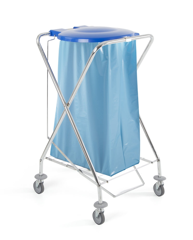 TTS Trolley mit Pedal und Deckel 120L